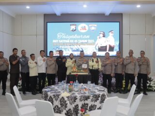 Pesan Kapolres Lamongan di Tasyakuran HUT Satpam ke-45