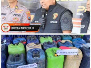 Polres Bondowoso Amankan Dua Tersangka Penimbun 1 Ton BBM Bersubsidi