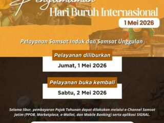 KB Samsat Surabaya Barat Kedepankan Pelayanan Sopan, Santun, dan Humanis di Tengah Pengumuman Libur Hari Buruh 2026