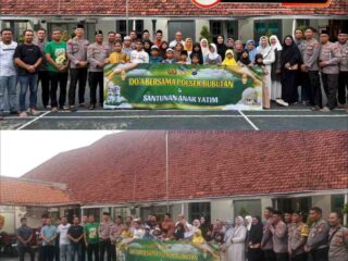 Polsek Bubutan Gelar Doa Bersama dan Santunan Anak Yatim, Perkuat Kepedulian Sosial