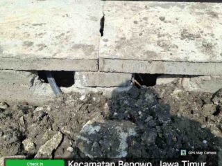 Proyek DSDABM Jl. Kendung 2 Terkesan Asal Jadi dan Pelaksana Proyek Bungkam Saat Dimintai Keterangan