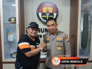 Penasehat KWI Abah Samsul Arifin Jalin Sinergitas dan Pererat Silaturahmi dengan Kasi Humas Polres Bangkalan