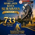 Asosiasi Pewarta Indonesia Ucapkan Selamat Hari Jadi Kota Surabaya Ke-733 Tahun 2026