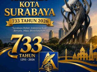 Asosiasi Pewarta Indonesia Ucapkan Selamat Hari Jadi Kota Surabaya Ke-733 Tahun 2026