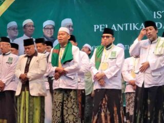 Antusias warga Kota Surabaya Menghadiri Acara Istighosah, Pelantikan, dan Musyawarah Kerja Idaroh Syu'biyyah JATMAN Kota Surabaya.