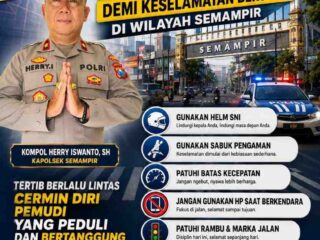 Klarifikasi Polsek Semampir: Ketertiban Lalu Lintas Dijaga Melalui Pengaturan, Penindakan & Sosialisasi di Sekolah