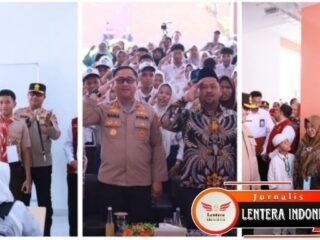 Kapolres Gresik AKBP Ramadhan Nasution Mendukung Program Pemerintah di Bidang Pendidikan Pada Pembukaan MPLS