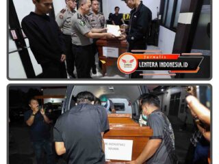 Tim DVI Polda Jatim Serahkan Dua Jenazah Korban KM Mutiara Sentosa II kepada Keluarga