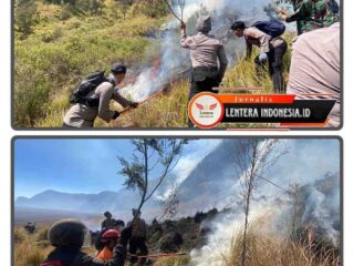 Polres Probolinggo Intensifkan Penanganan Karhutla di Lereng Gunung Bromo