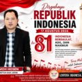Ketua KAKI Jatim Moh Hosen Dalam HUT RI Ke- 81 Tahun, Ajak Rakyat Jaga Persatuan dan Lawan Korupsi