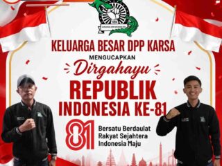 Keluarga Besar DPP KARSA Peringati HUT Kemerdekaan RI ke-81