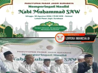 Paguyuban Pasar Jagir Surabaya Peringati Hari Lahir Kanjeng Nabi Muhammad
