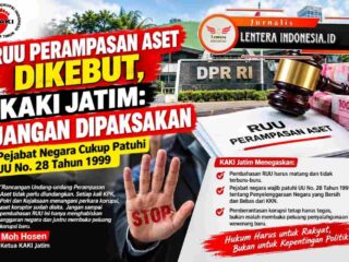 KAKI Jatim Tolak RUU Perampasan Aset, DPR Diminta Tak Terburu-buru