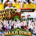 Ribuan Jamaah Hadir di Majelis Dzikir WA Maulidur Rasul SAW Padati Jalan Benteng Surabaya