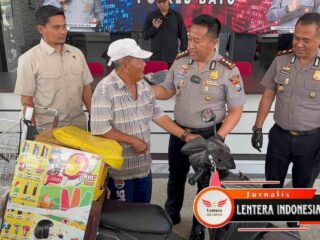 Kapolres Batu Kembalikan Motor Korban Kasus Ganjal Es Krim Fiktif