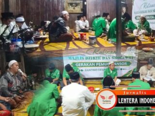 Merajut Kebersamaan, Ansor dan PRKB Rabasan Rutinkan Dzikir-Sholawat