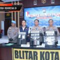 Wujudkan 'Zero Narkoba', Polres Blitar Kota Ungkap Sejumlah Kasus Narkotika dan Amankan Tersangka Pengedar