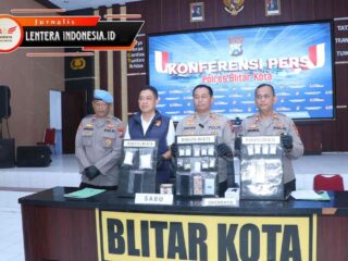 Wujudkan 'Zero Narkoba', Polres Blitar Kota Ungkap Sejumlah Kasus Narkotika dan Amankan Tersangka Pengedar