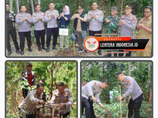 Aksi Ecology Policing Polres Trenggalek Selamatkan Sumber Mata Air Atasi Kekeringan