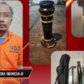Polsek Pabean Cantikan Amankan DPO Pencuri 14 Bollard Di Kawasan Kembang Jepun
