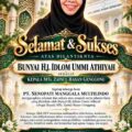 Bunyai Hj. Idlom Ummi Athiyah Resmi Jabat Kepala MTs. Zainul Hasan Genggong, PT Senopati Sampaikan Doa dan Harapan