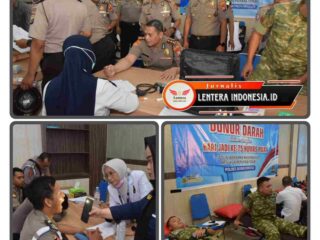 Polres Bondowoso Gelar Aksi Sosial Donor Darah Peringati HUT Humas Polri ke-75: Sinergi TNI-Polri dan Awak Media Jaga Kemanusiaan