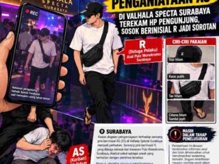 Diduga Pelaku Penganiayaan AS di Valhala Specta Surabaya Terekam HP Pengunjung, Sosok Berinisial R Jadi Sorotan